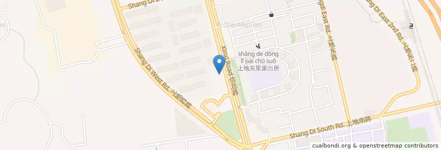 Mapa de ubicacion de 建设银行 en Çin, Pekin, Hebei, 海淀区.