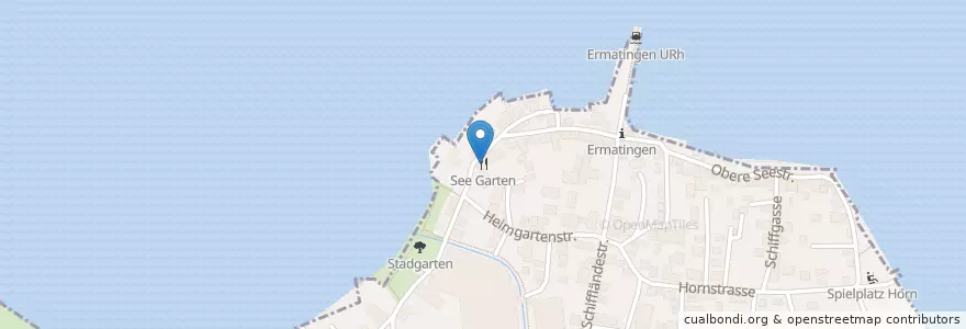 Mapa de ubicacion de Restaurant Seegarten en Svizzera, Turgovia.