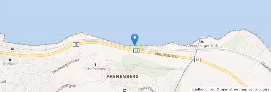Mapa de ubicacion de Grillstelle en Schweiz, Thurgau.