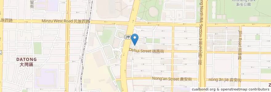 Mapa de ubicacion de 壹咖啡 en Taiwan, Nuova Taipei, Taipei.