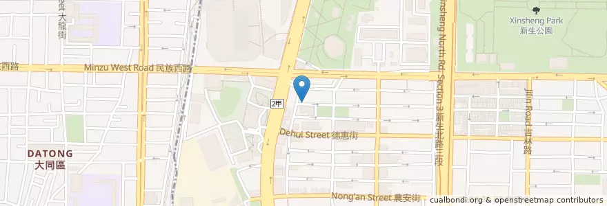 Mapa de ubicacion de 早餐店 en Тайвань, Новый Тайбэй, Тайбэй.