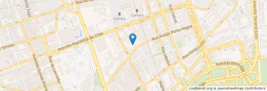 Mapa de ubicacion de EHS Segurança do Trabalho Ltda en 브라질, 남동지방, 리우데자네이루, Região Geográfica Imediata Do Rio De Janeiro, Região Metropolitana Do Rio De Janeiro, Região Geográfica Intermediária Do Rio De Janeiro, 리우데자네이루.