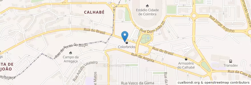 Mapa de ubicacion de Restaurante Marisqueira Munich II en Portugal, Centre, Baixo Mondego, Coïmbre, Coïmbre.