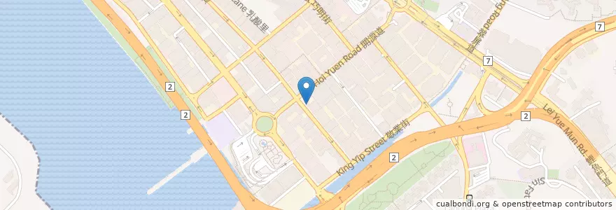 Mapa de ubicacion de 利寶時中心停車場 Lemmi Centre Car Park en 中国, 広東省, 香港, 九龍, 新界, 觀塘區 Kwun Tong District.