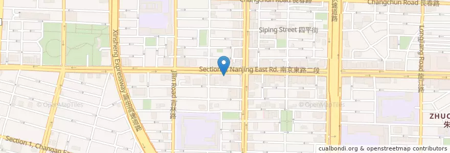 Mapa de ubicacion de 京華中醫聯合診所 en Taiwan, 新北市, Taipei, 中山區.