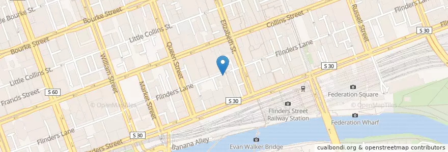 Mapa de ubicacion de Randy Dragon en Australie, Victoria, City Of Melbourne.