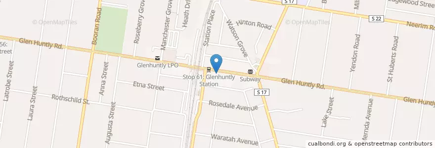 Mapa de ubicacion de Koji Sushi en 오스트레일리아, Victoria, City Of Glen Eira.