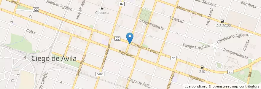Mapa de ubicacion de Jupuro en Cuba, Ciego De Ávila, Ciego De Ávila, Ciudad De Ciego De Ávila, Ciudad De Ciego De Ávila.