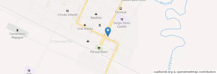 Mapa de ubicacion de Rapidito en کوبا, Ciego De Ávila, Majagua.