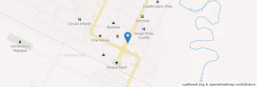 Mapa de ubicacion de Paladar en Cuba, Ciego De Ávila, Majagua.
