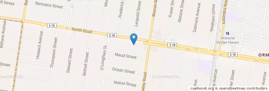 Mapa de ubicacion de Anglican Church en Australia, Victoria, City Of Glen Eira.