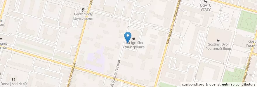 Mapa de ubicacion de Gedza-Primasole en Россия, Приволжский Федеральный Округ, Башкортостан, Городской Округ Уфа.