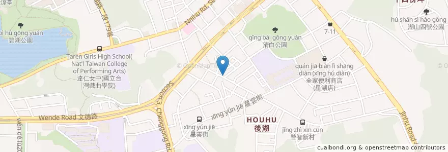 Mapa de ubicacion de 小吃店 en Taiwan, Neu-Taipeh, Taipeh, Neihu.