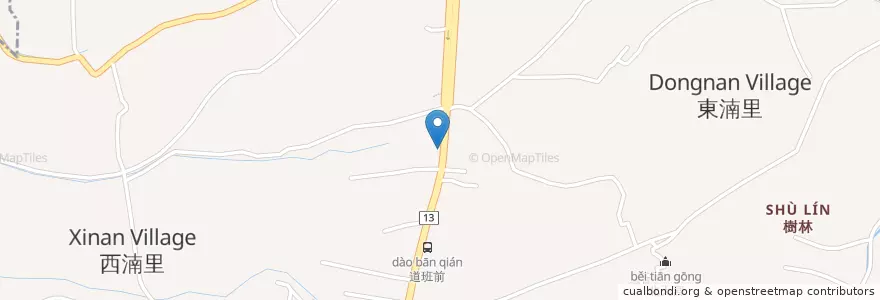 Mapa de ubicacion de 中油台大豐原加油站 en 台湾, 台中市, 豊原区.