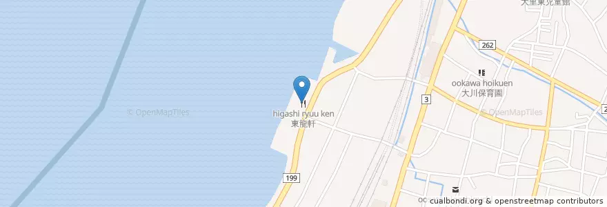 Mapa de ubicacion de 東龍軒 en Jepun, 福岡県, 北九州市, 門司区.