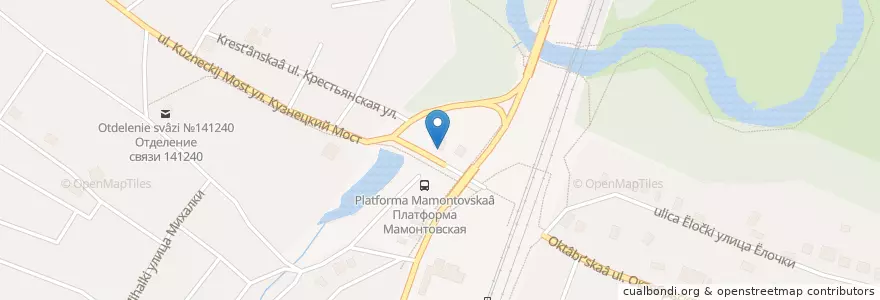 Mapa de ubicacion de Спорт бар en Rusia, Центральный Федеральный Округ, Московская Область, Пушкинский Городской Округ.