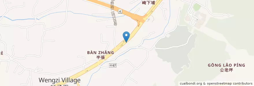 Mapa de ubicacion de 台亞豐原加油站 en 台湾, 台中市, 豊原区.