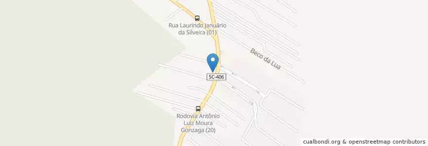 Mapa de ubicacion de Allegro en Brasil, Região Sul, Santa Catarina, Microrregião De Florianópolis, Região Geográfica Intermediária De Florianópolis, Florianópolis.