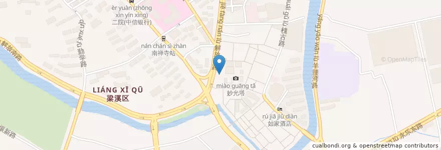 Mapa de ubicacion de McDonald's en Chine, Wuxi, 梁溪区(Liangxi).