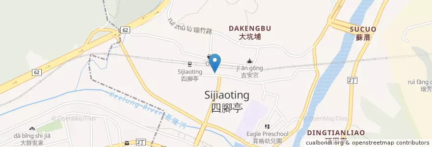 Mapa de ubicacion de 瑞亭消防分隊 en Tayvan, 新北市, 瑞芳區.