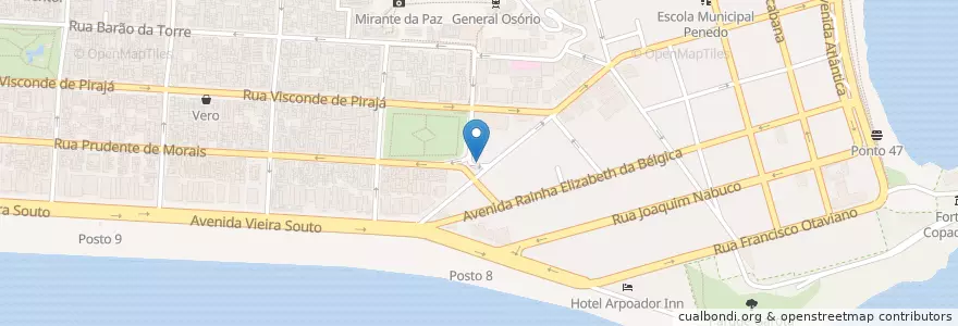 Mapa de ubicacion de Casa da Feijoada en Brasilien, Südosten, Rio De Janeiro, Região Metropolitana Do Rio De Janeiro, Região Geográfica Imediata Do Rio De Janeiro, Região Geográfica Intermediária Do Rio De Janeiro, Rio De Janeiro.