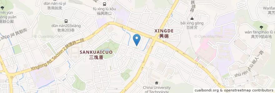 Mapa de ubicacion de 火鍋世家 en 台湾, 新北市, 台北市, 文山区.