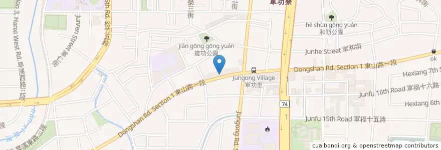 Mapa de ubicacion de 八方雲集 en Тайвань, Тайчжун, 北屯區.