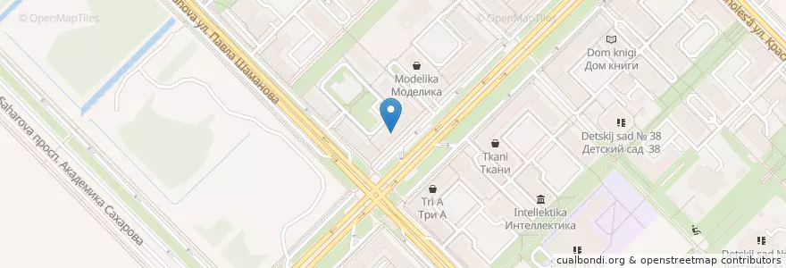 Mapa de ubicacion de Свой бар en Russia, Уральский Федеральный Округ, Свердловская Область, Городской Округ Екатеринбург.