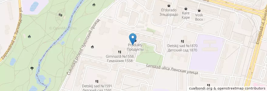Mapa de ubicacion de УКП ГО en Rusland, Centraal Federaal District, Moskou, Северо-Восточный Административный Округ, Бабушкинский Район.
