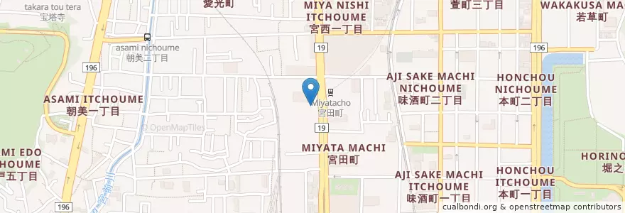 Mapa de ubicacion de 愛媛銀行 松山駅前支店 en 日本, 愛媛県, 松山市.