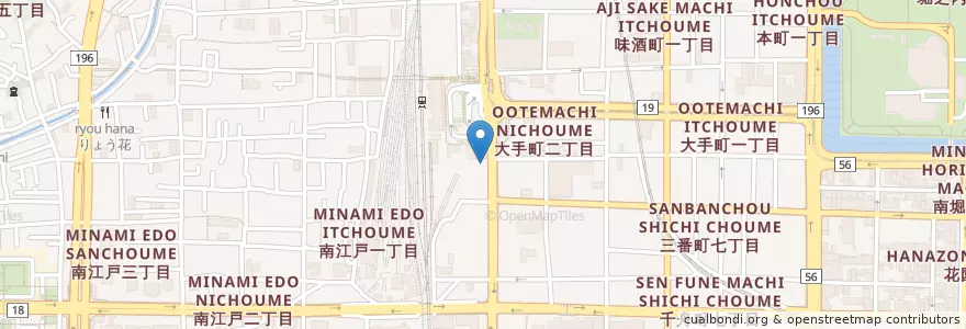 Mapa de ubicacion de レンタサイクル en Jepun, 愛媛県, 松山市.