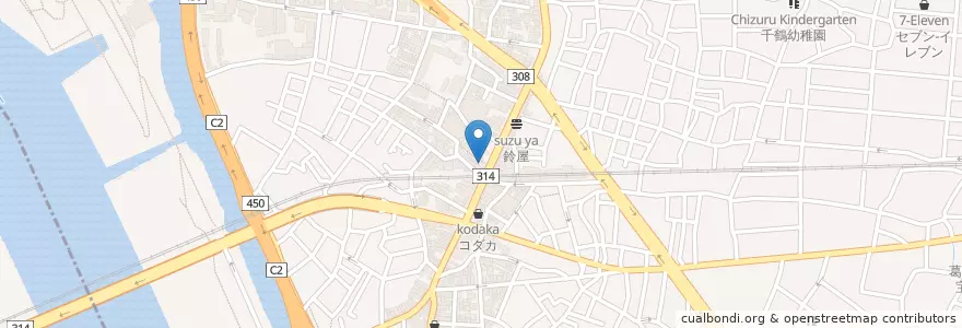 Mapa de ubicacion de しょうちゃん en Japón, Tokio, Katsushika.