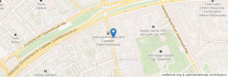 Mapa de ubicacion de Райффайзен en Rusland, Centraal Federaal District, Moskou, Центральный Административный Округ, Тверской Район.