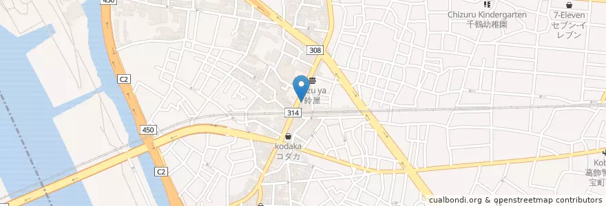 Mapa de ubicacion de MOS BURGER en Japan, Tokyo, Katsushika.