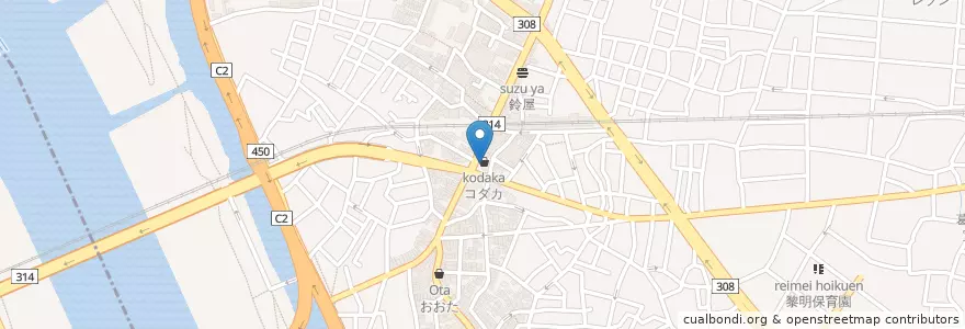 Mapa de ubicacion de 堀切駅前交番 en Japonya, 東京都, 葛飾区.