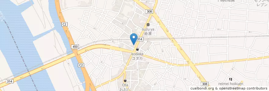 Mapa de ubicacion de 養老乃瀧 en 日本, 東京都, 葛飾区.