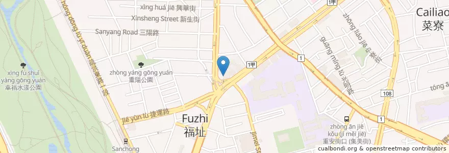 Mapa de ubicacion de 玉山商業銀行 en Taiwan, Neu-Taipeh.