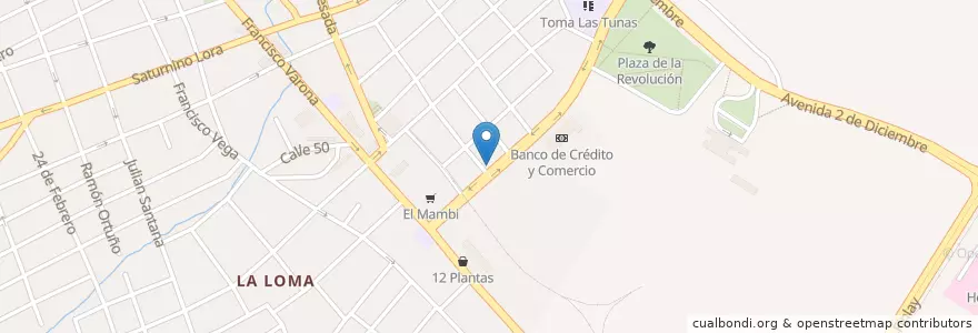 Mapa de ubicacion de La Tercera en 古巴, Las Tunas, Las Tunas, Ciudad De Las Tunas.