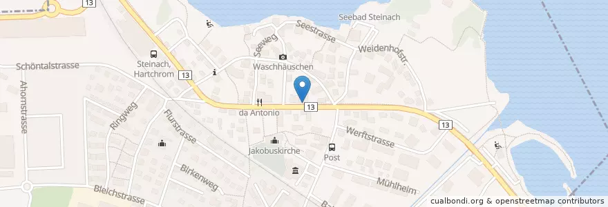 Mapa de ubicacion de Blume en Schweiz/Suisse/Svizzera/Svizra, Sankt Gallen, Wahlkreis Rorschach, Steinach.