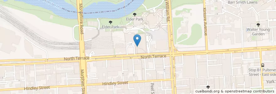 Mapa de ubicacion de Donut Inn en استرالیا, South Australia, Adelaide, Adelaide City Council.