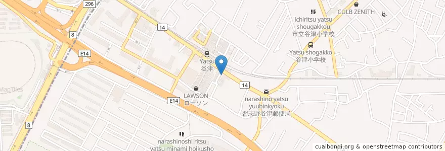 Mapa de ubicacion de NAVI Park en Japonya, 千葉県, 習志野市.