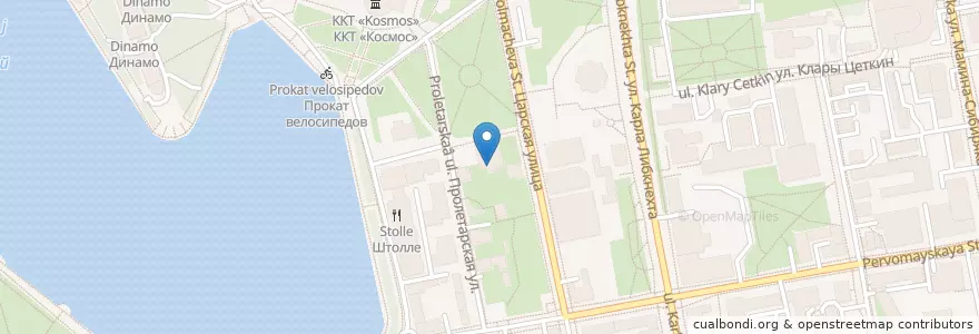 Mapa de ubicacion de Камерный театр en Russie, District Fédéral De L'Oural, Oblast De Sverdlovsk, Городской Округ Екатеринбург.