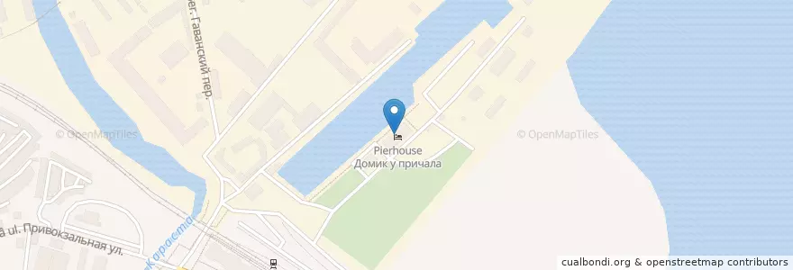 Mapa de ubicacion de Pierhouse en Russia, Northwestern Federal District, Leningrad Oblast, Saint Petersburg.