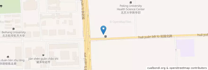 Mapa de ubicacion de McDonald's en China, Peking, Hebei, 海淀区.