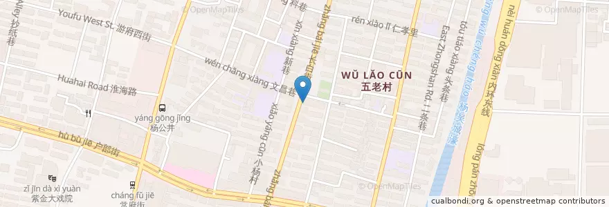 Mapa de ubicacion de 先声再康药房 en China, Jiangsu, Nanjing, 秦淮区.