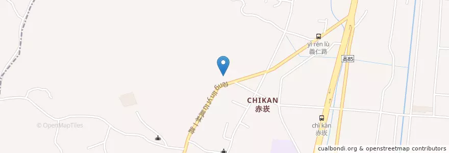 Mapa de ubicacion de 昭明派出所 en 臺灣, 高雄市, 大寮區.