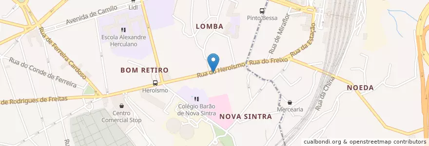 Mapa de ubicacion de Nicaragua en Португалия, Северный, Área Metropolitana Do Porto, Porto, Porto, Bonfim.