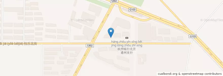 Mapa de ubicacion de 北京农商银行通州支行瑞都景园分理处 en Chine, Pékin, Hebei, 通州区 / Tongzhou.