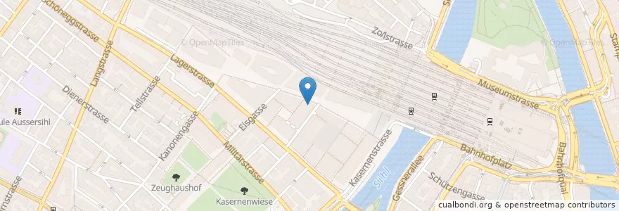 Mapa de ubicacion de Loft Five en Schweiz/Suisse/Svizzera/Svizra, Zürich, Bezirk Zürich, Zürich.