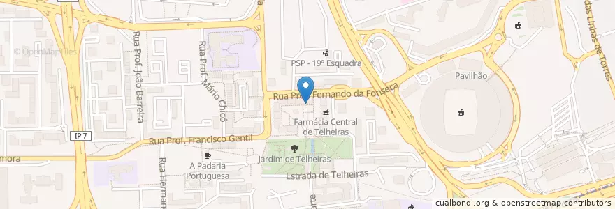 Mapa de ubicacion de Tuareg en Португалия, Área Metropolitana De Lisboa, Лиссабон, Grande Lisboa, Лиссабон, Lumiar.